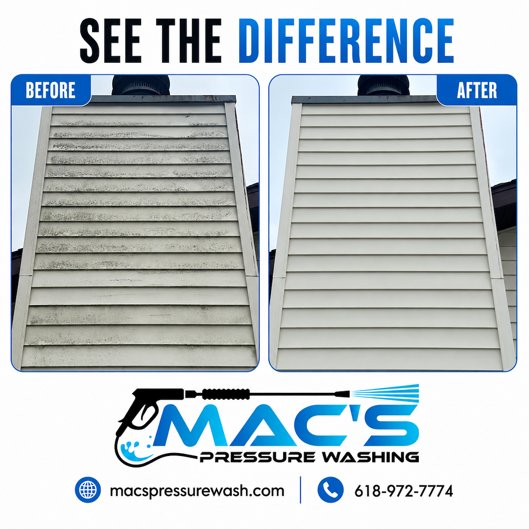 Detailed House Washing in Columbia, Illinois