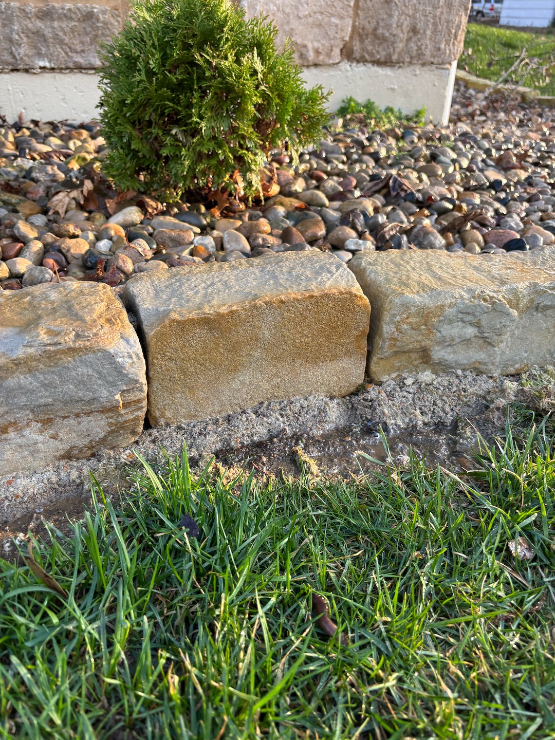 Stone Cleaning Project in Millstadt, IL